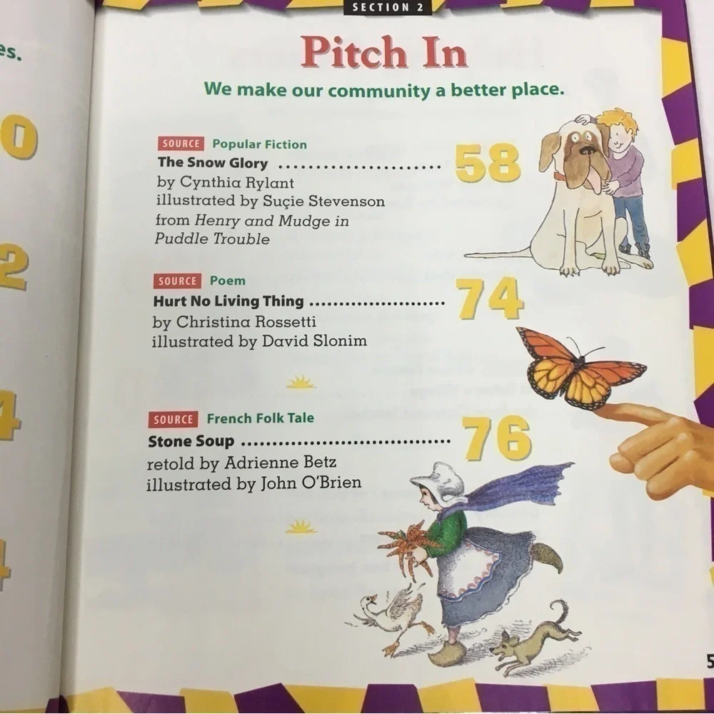 VINTAGE 1996 Book Hometowns Scholastic Classroom Homeschooling Reading School